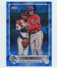 2022 Topps Chrome Update Sapphire Edition Rivalry Love (Juan Soto / Ozzie