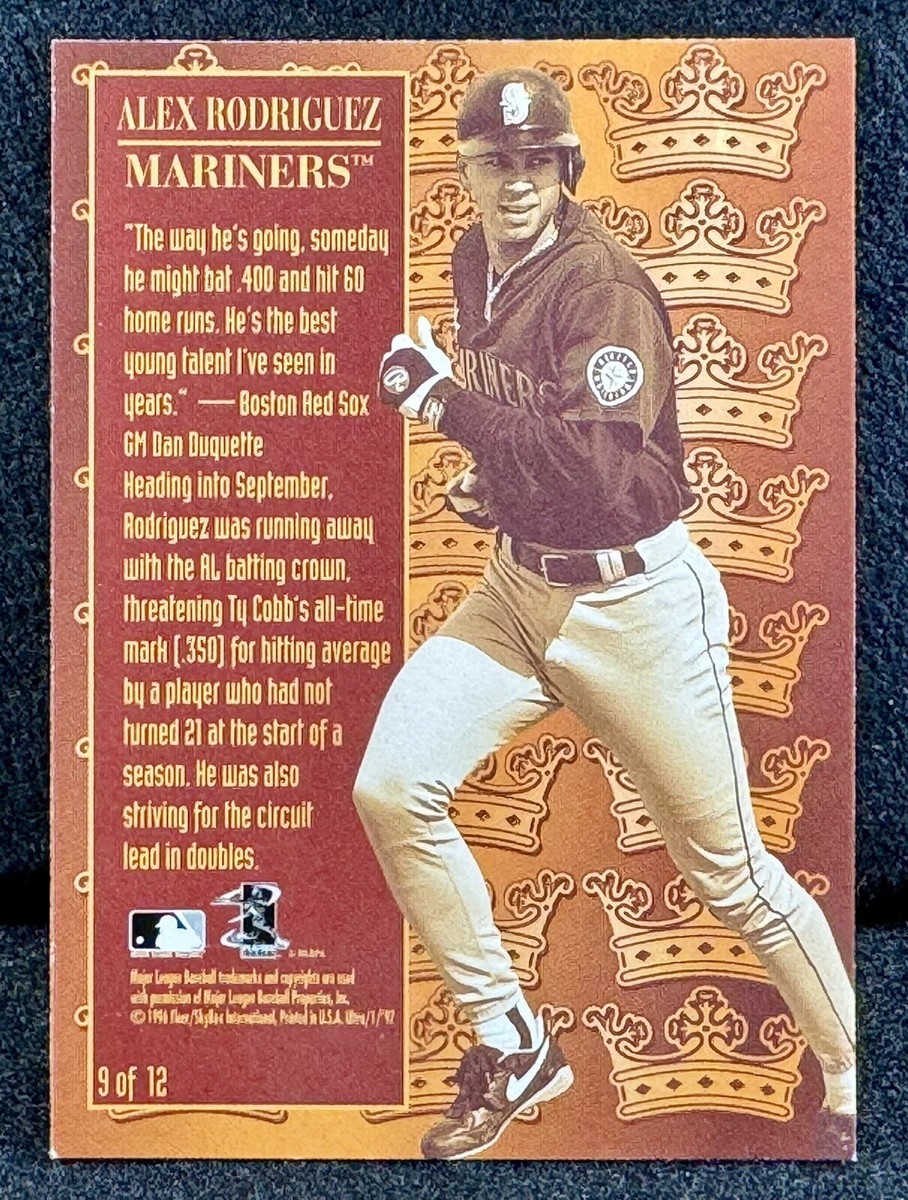 🔥1997 Fleer Ultra “Season Crowns” ALEX RODRIGUEZ Card #9 Mariners