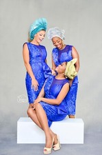 African Lace Couture Dress For African Wedding Guest Ankara African Print Dress