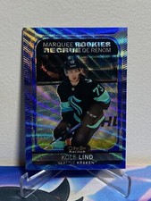 2021-22 O-Pee-Chee OPC PLATINUM KOLE LIND #228 BLUE SURGE ROOKIE SP