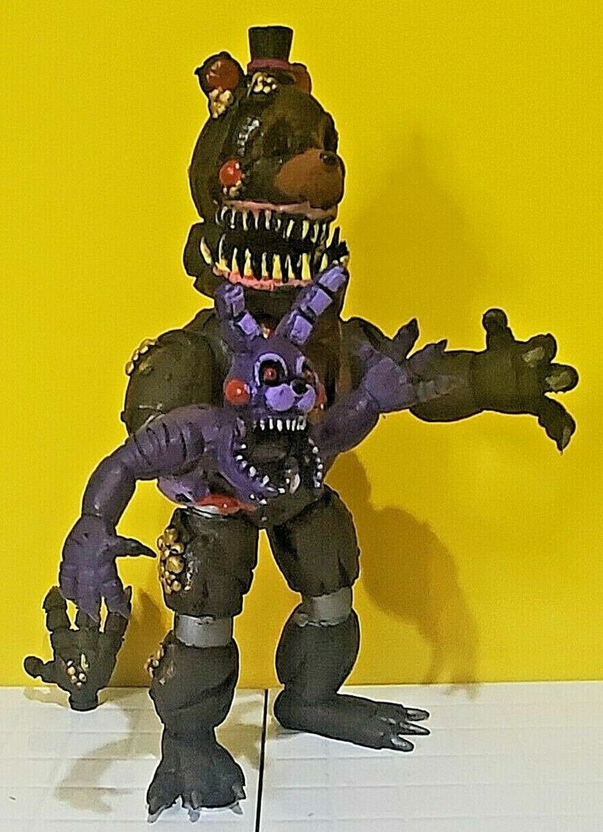 TWISTED FREDDY Figure Animatronic Five Nights At Freddy's MEXICAN FIGURE  FNAF 9”