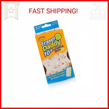 Scrub Daddy Eraser Sponge, Dual-Sided Melamine Scrubber, Temperature Controlled,