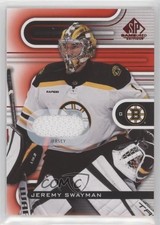 2022-23 Upper Deck SP Game Used Red Jersey Jeremy Swayman #82 2pw