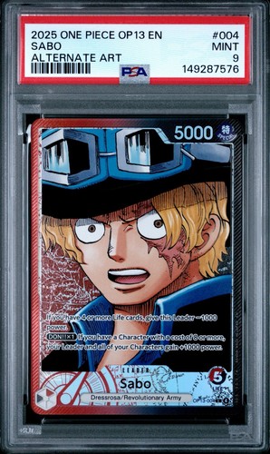 Sabo (Alternate Art) graded PSA 9 for sale on eBay