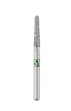 SS White 850-021C FG Piranha Round End Taper Coarse Grit Diamond Burs 25/Pk