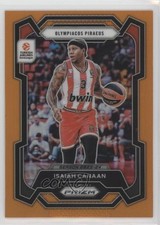 2023-24 Panini Prizm Turkish Airlines EuroLeague Orange 36/49 Isaiah Canaan 1pe9