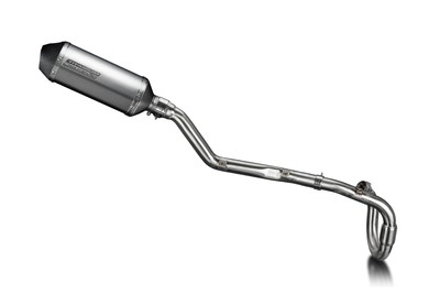 Delkevic Complete Exhaust with 10'' XOval Titanium Muffler for DRZ400E