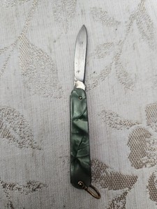 Vintage  Mini 2"  Single Blade Pocket  Collector Knife Made In Japan