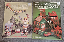 Christmas Collection Plastic Canvas Patterns Village Train Snowman Angel Bundle