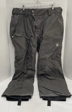Spyder Grey Gore-Tex Snow Pants Winter Snowboard Ski - Men's Size XL
