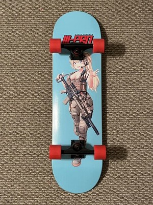 Illicit Provisions Anime Girl MK12 V1 Skateboard. Independent
