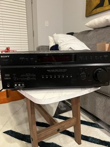 Sony STR-DE598 A/V Receiver Black 6-Channel Dolby Digital-EX DTS FM/AM