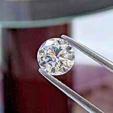 1.1 Ct Lab-Grown Certified CVD Loose Diamond D VVS1 Clarity Round Cut STONE