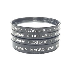 Camray 52mm Close up Filter Set inc +1,+2,+4 & +10 Close Up Macro Set
