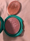 Vintage ColorActive Avon Teal Plastic Blush Compact — photo 5
