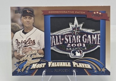 2013 Topps - AllStar Game MVP Commemorative Patches Cal Ripken Orioles #ASMVP-15