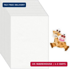 50Pcs Shrinky Film Plastic Sheets, 8.2 x 5.8 Inch