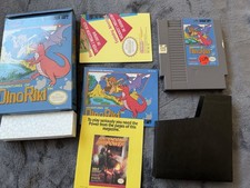 NES ADVENTURES OF DINO RIKI Near Mint Complete CIB Box Game Nintendo Poster Rare