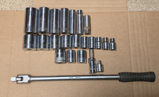 Sk 23 Piece Socket Set 12 Drive Breaker Bar Std Deep S-k Sherman Klove Usa