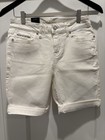 Calvin Klein SZ 2 New W Tags Women’s White  Denim City Bermuda Shorts — photo 1