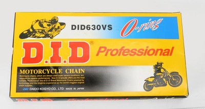 D.I.D. 630 V Professional O-Ring Series Chain 96 Links Natural D18630V96