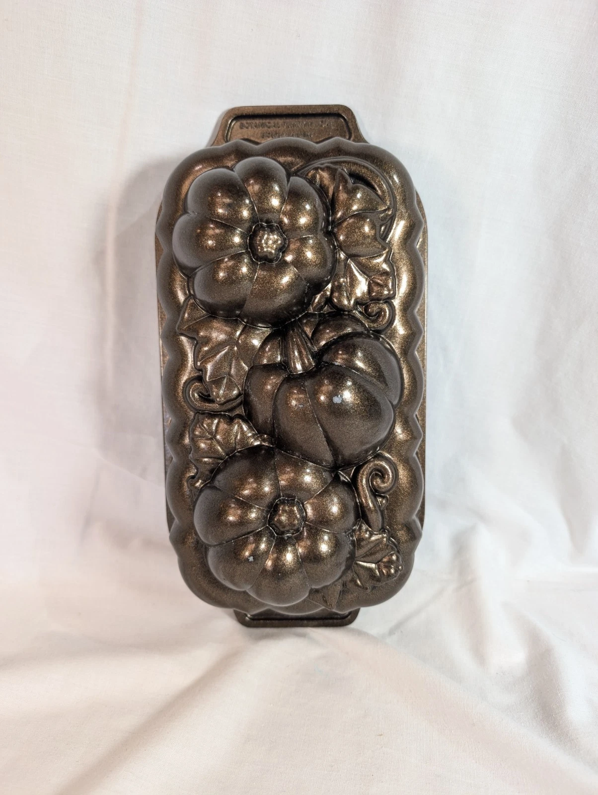 Nordic ware botanical pumpkin loaf pan 3D, 6 Cups, 1.4L