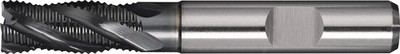 Schaftfräser DIN 844 Typ HR D.16mm HSS-Co PM ALCRONA Weldon Z.4 kurz TECWERK