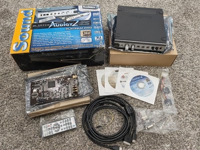  Creative Sound Blaster Audigy 2 ZS Platinum Pro PCI SB0360 Breakout Box Remote 