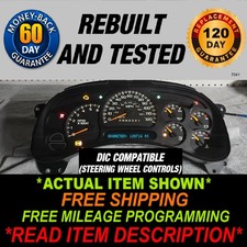 2003-2006 Silverado Sierra Tahoe Suburban Yukon Avalanche Gauge Cluster 2003-2006 Silverado Sierra Tahoe Suburban Yukon Avalanche Gauge Cluster