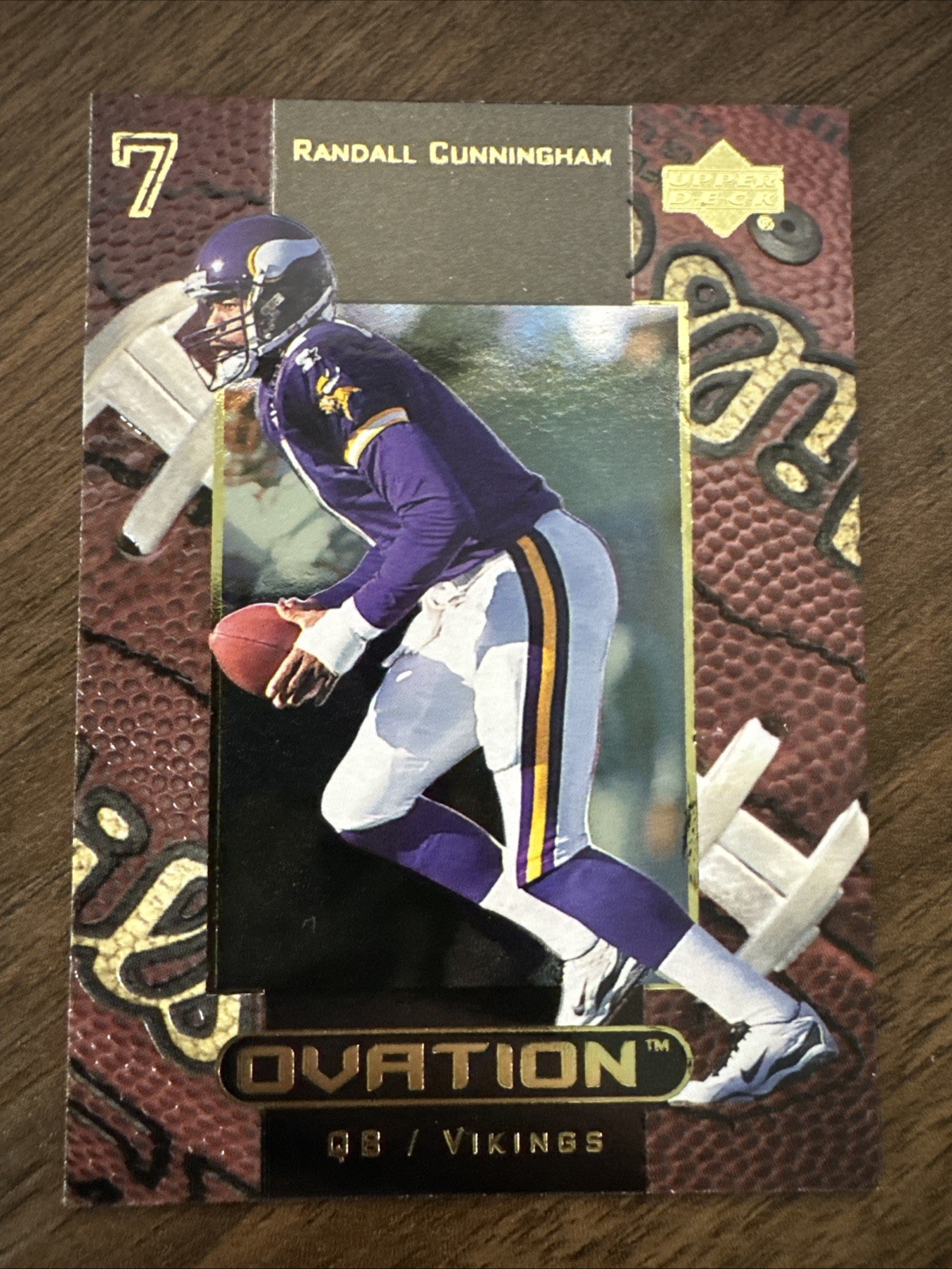 1999 Upper Deck Ovation #31 Randall Cunningham Minnesota Vikings