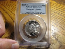2002-W $10 Statue of Liberty, DCAM (Proof) Platinum Eagles - PCGS