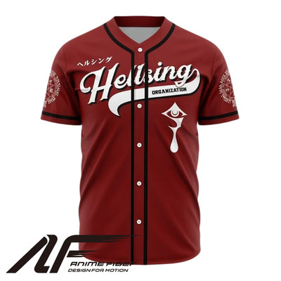 Hellsing Organization Baseball Jersey | Hellsing Anime Jersey