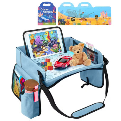 Lap Tray Reisetisch Auto Kinder, Tisch für Auto Kinder, Lap Tray, mit Kinder-Sti