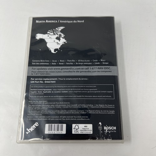 GM 2020 Navigation System North America GPS Map Auto Vehicle Update 84667844 USB - Picture 2 of 5