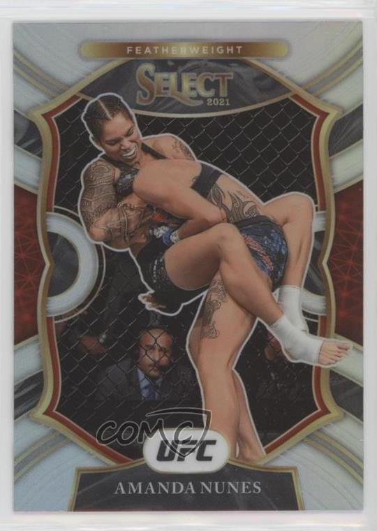 2021 Panini Select UFC Concourse Silver Prizm Amanda Nunes #56 0b5q