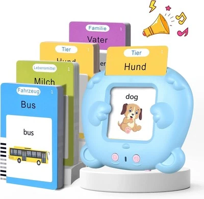 VISATOR Sprechende Lernkarten Kinderspielzeug Ab 2 3 4 5 6 Jahre Lernspiele Für Autismus