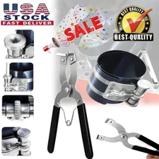 Piston Ring Compressor Professional Piston Install Tool with Wrench and Pliers√