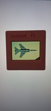 Vintage Slide Photograph Image Of A Mrage F1 Fighter Jet French Military