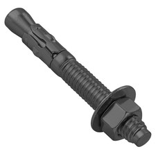 10Pcs 3/8x3 Inch Standard Fasteners for Heavy-Duty Black Wedge 3/8*3",
