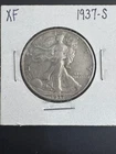 1937-S Walking Liberty Half Dollar – Circulated w/ Very Strong Detail – Key Earl