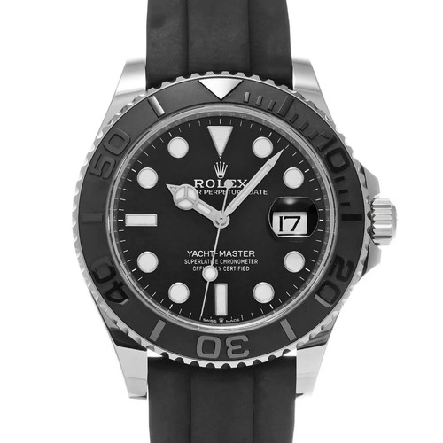 Rolex Yacht-Master 42 226659 42mm White Gold Black Wristwatch ...