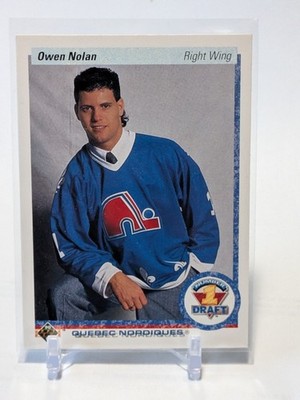 1990-91 Upper Deck Owen Nolan RC #352 Quebec Nordiques