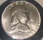 1963-D 50C FBL Franklin Half Dollar Very Clean  Excellent Condition