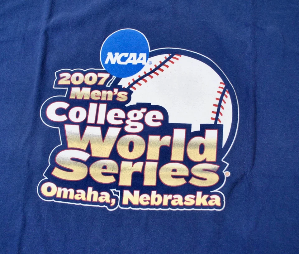 Vintage College World Series 2007 Shirt Size 2X-Large - Image 2 of 2