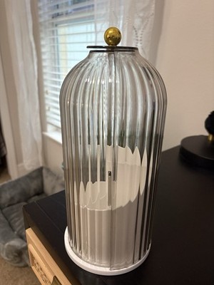 Makeup Brush Holder Organizer with Lids, 360° spins gray Dustproof plastic