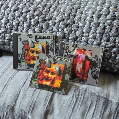 Front 242 Up Evil & Off US cd albums with promo sticker