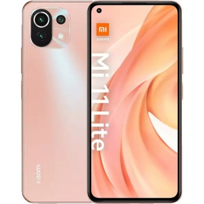 Xiaomi Mi 11 Lite 128 GB Peach Pink Dual SIM Smartphone Handy Mobiltelefon