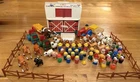 Vintage Fisher Price Little People Lot of 69 Figures, Animals, Vehicles and Barn