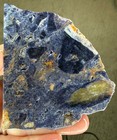 RARE PURPLE Mozambique Fluorite in Sodalite Rough Slab Lapidary Cabbing — photo 2