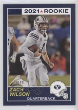 2021 Panini Chronicles Draft Picks Score Retro Blue 72/99 Zach Wilson #61 0c3